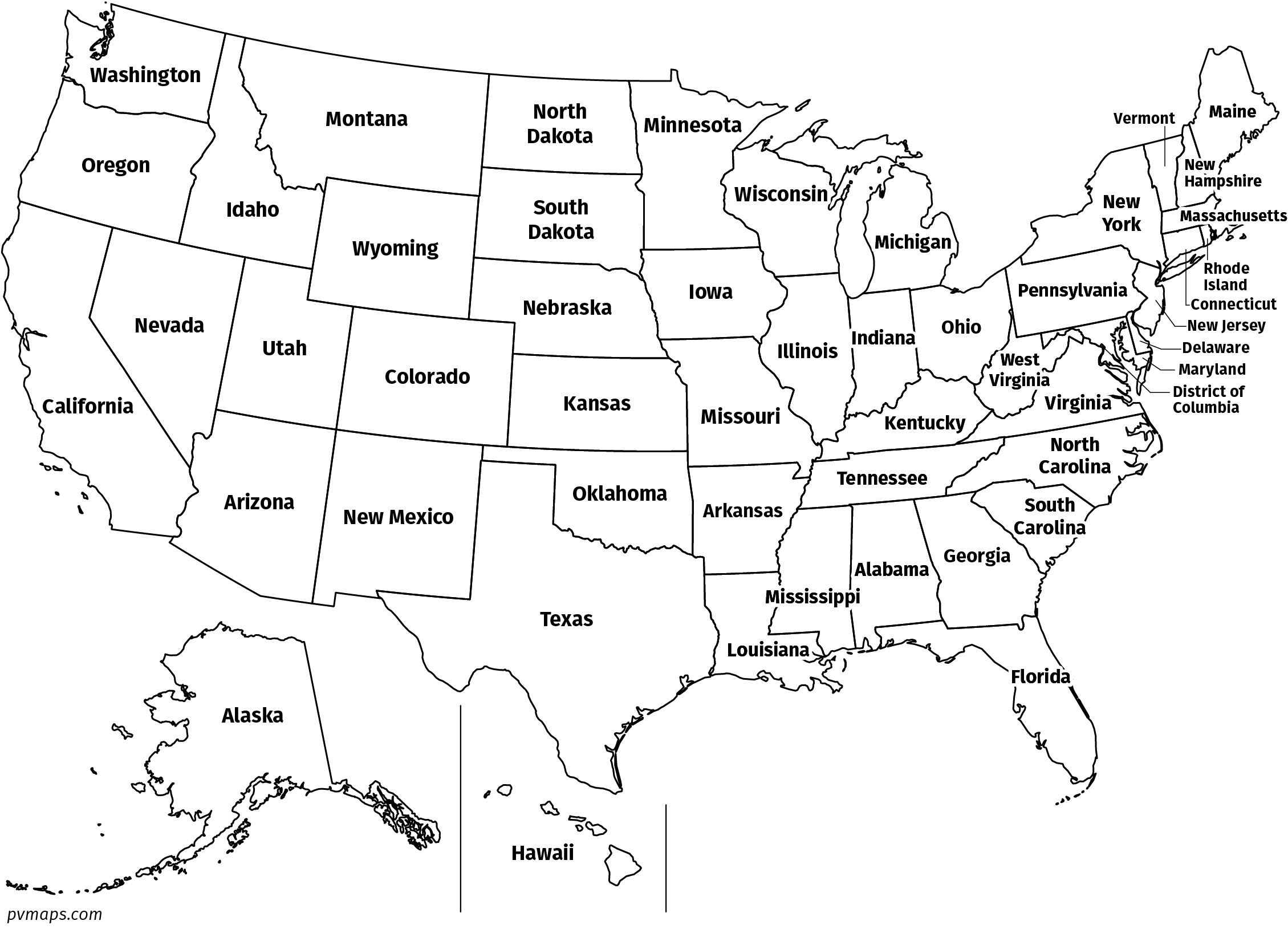 Printable Line Maps Pvmaps