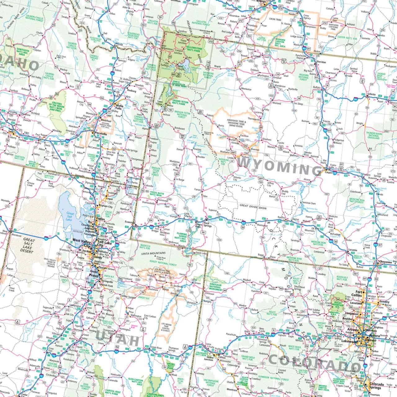 Rand McNally Western United States Folding Map Rand McNally Western United States Folding Map
