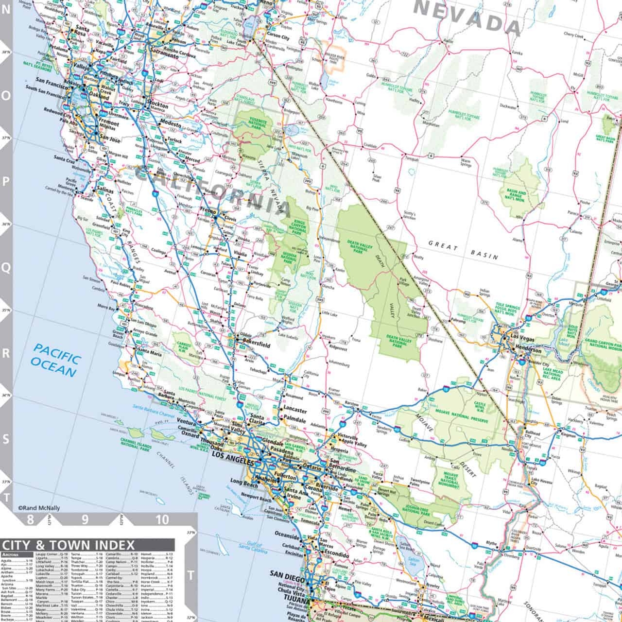 Rand McNally Western United States Folding Map