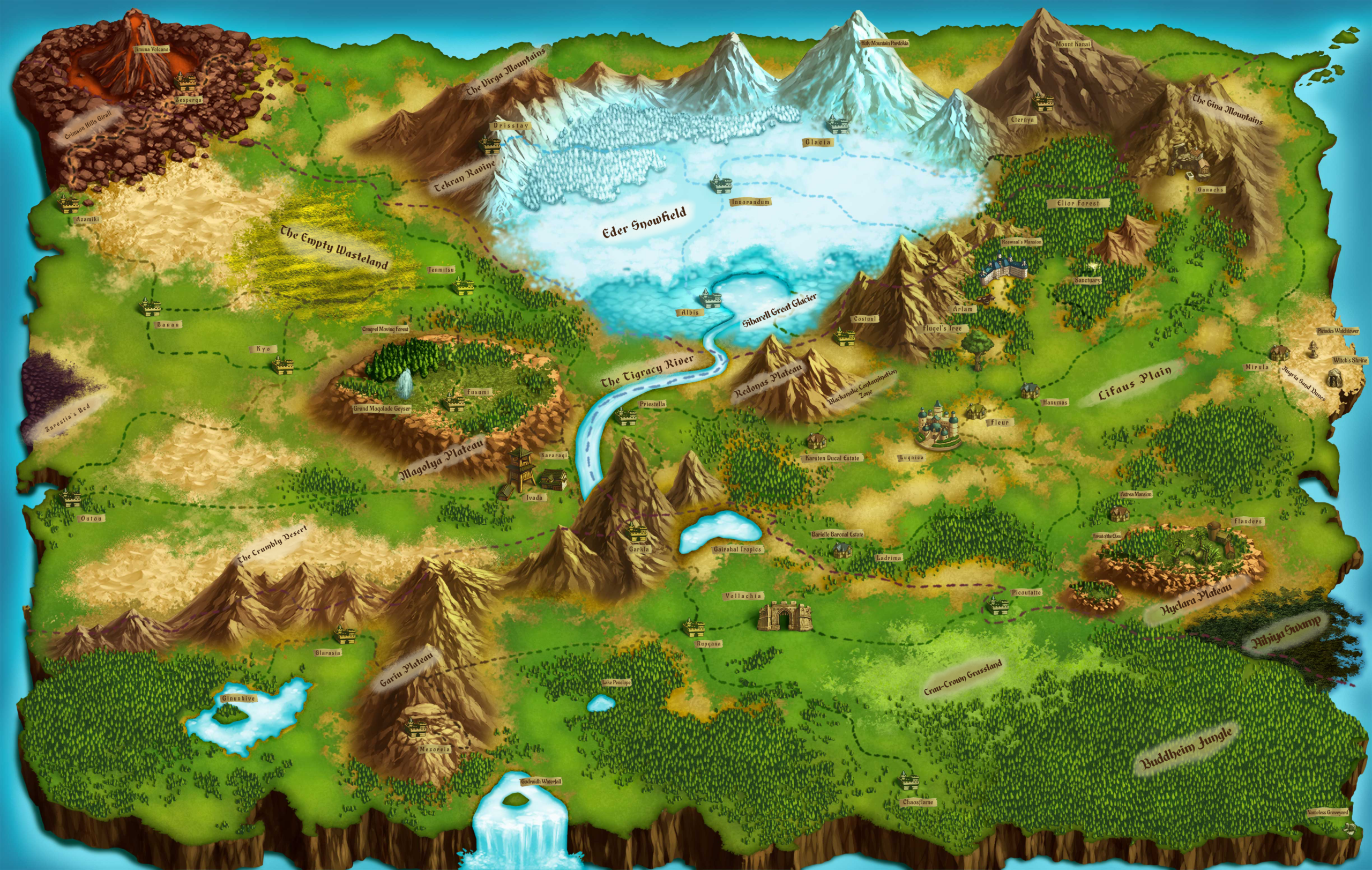 Re Zero World Map Witch Cult Translations