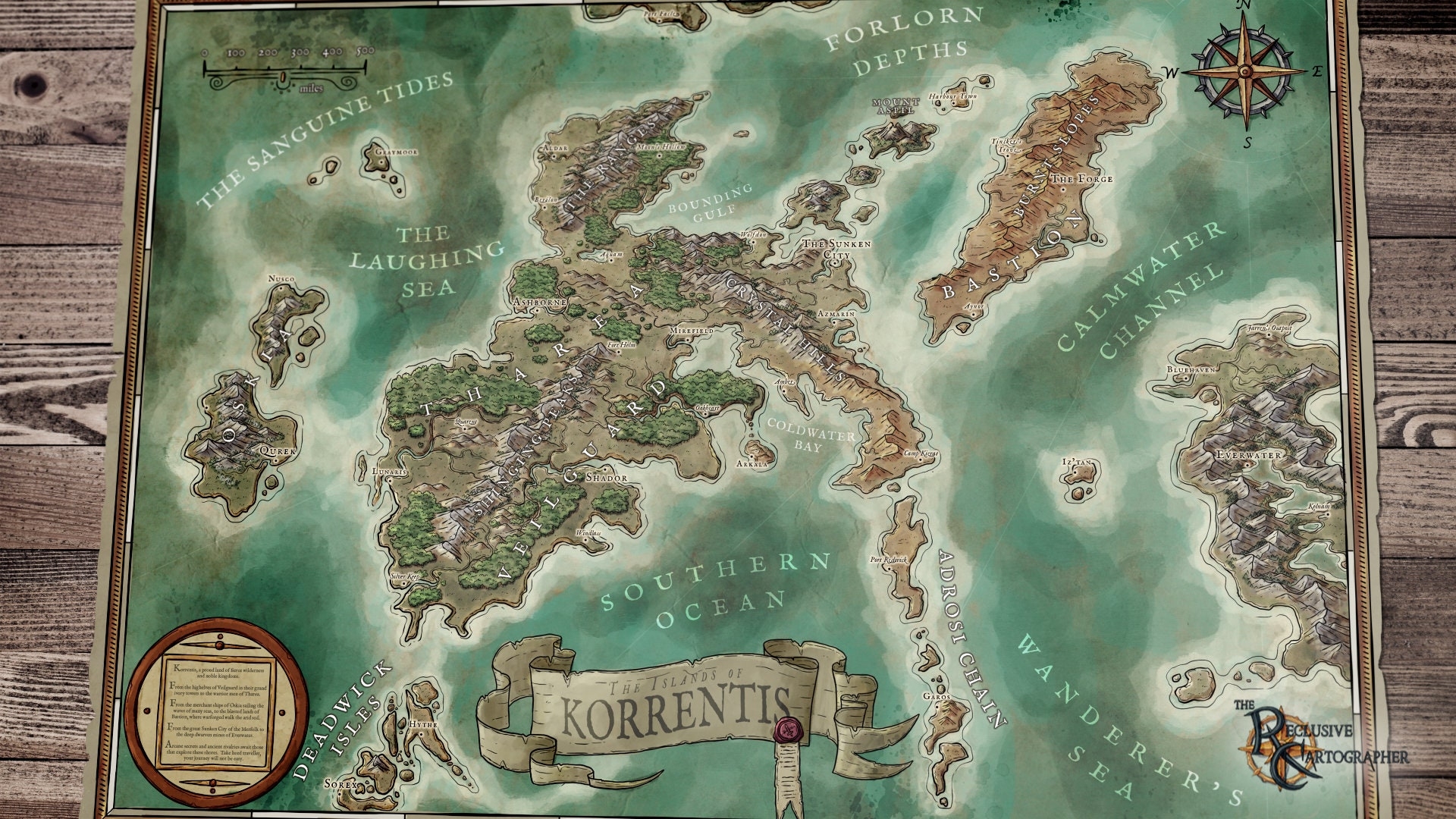 pathfinder rpg world map