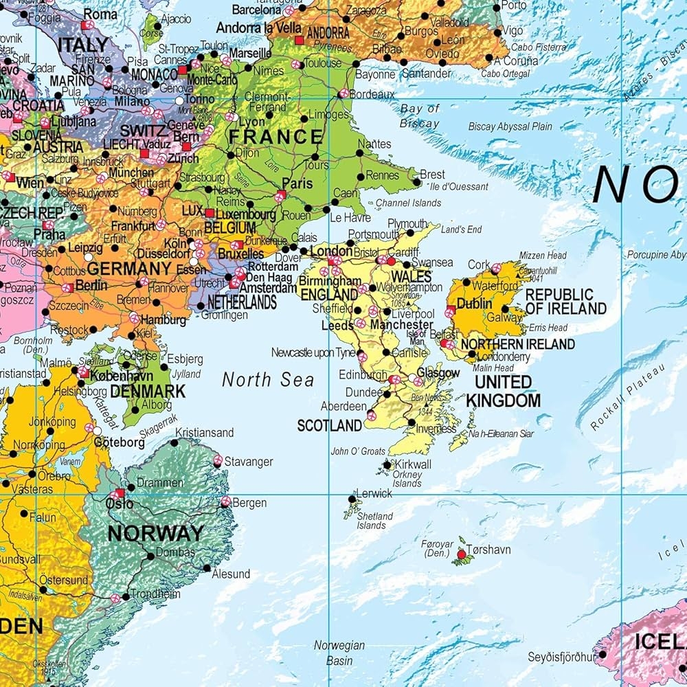 reverse map of the world reverse map of the world