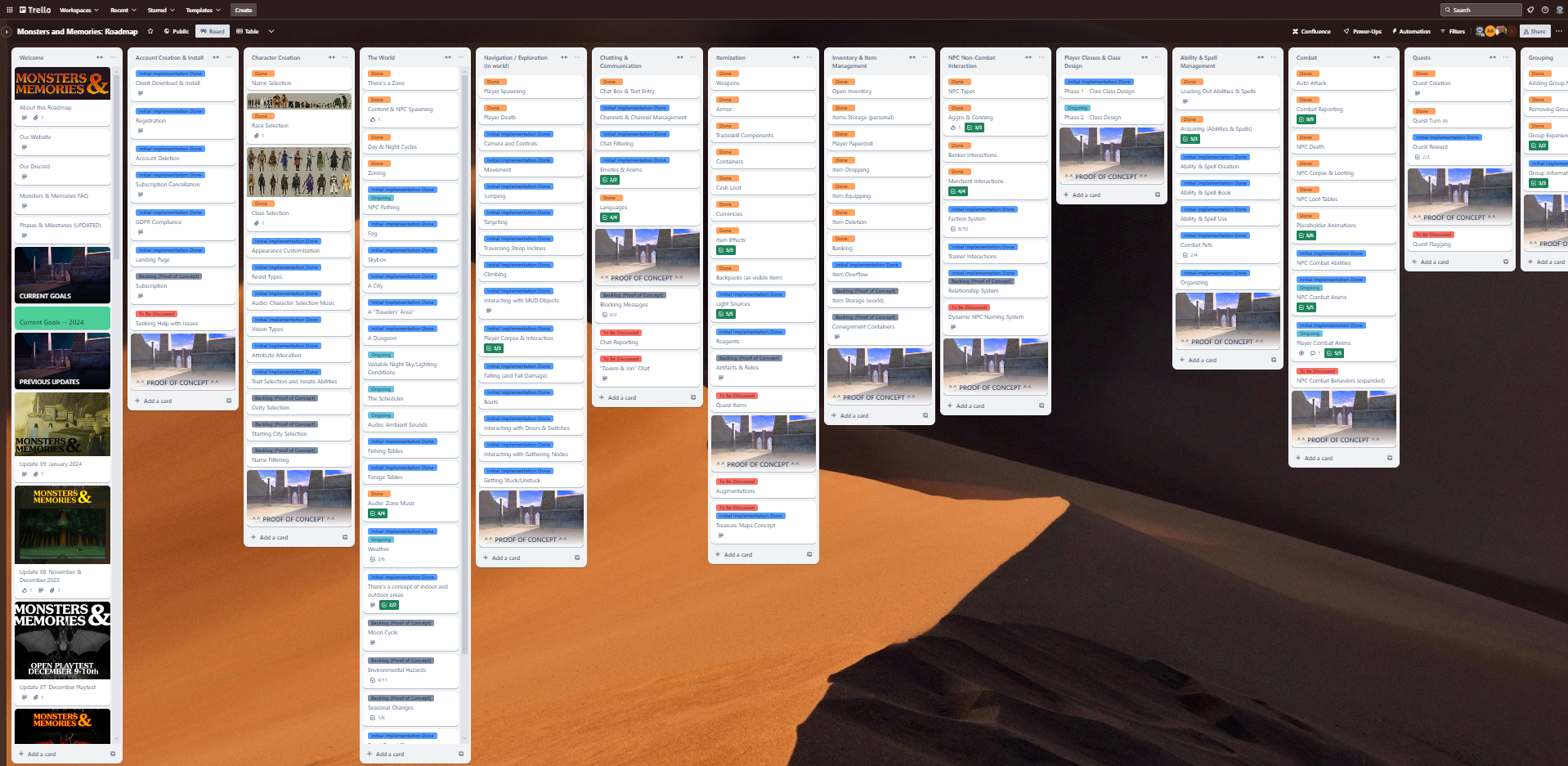 Roadmaps Monsters Memories