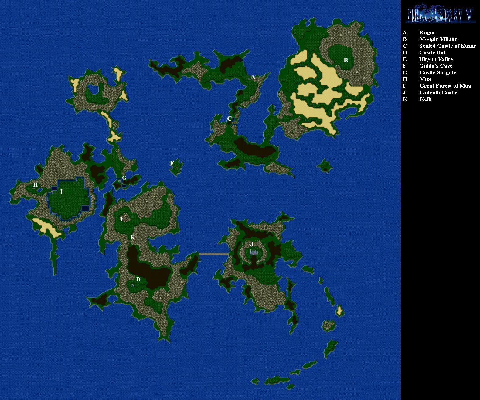 ff5 world map ff5 world map