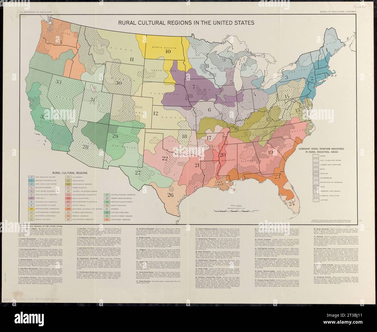 cultural regions of the united states map