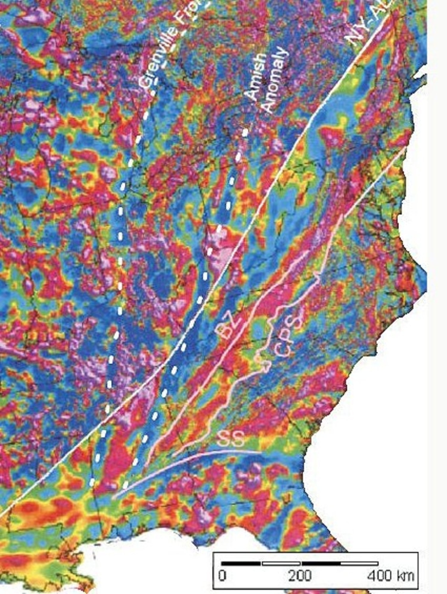 San Andreas like Fault Found In Eastern U S 