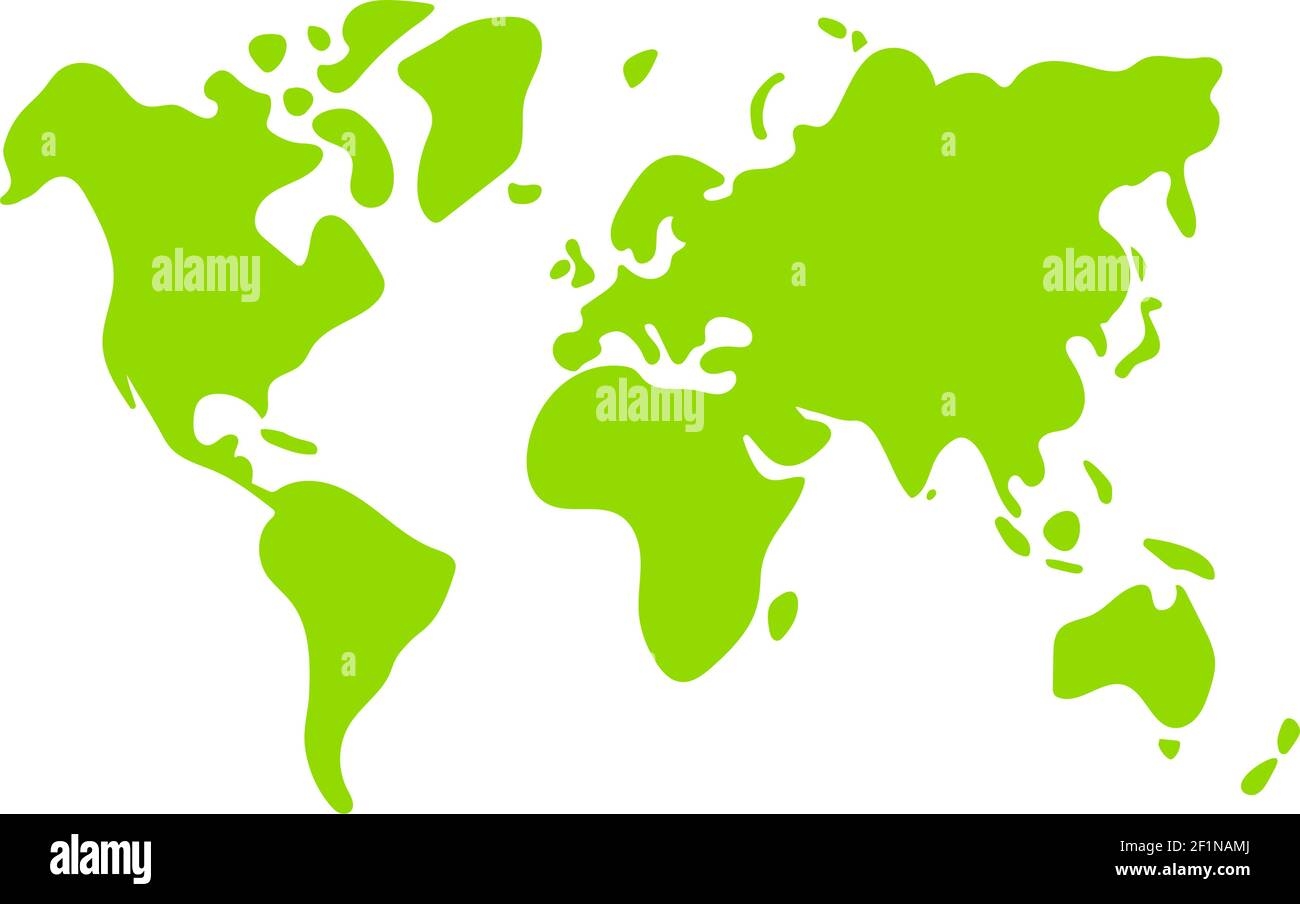 Simplified World Map Vector Illustration Stock Vector Image Art Alamy Simplified World Map Vector Illustration Stock Vector Image Art Alamy