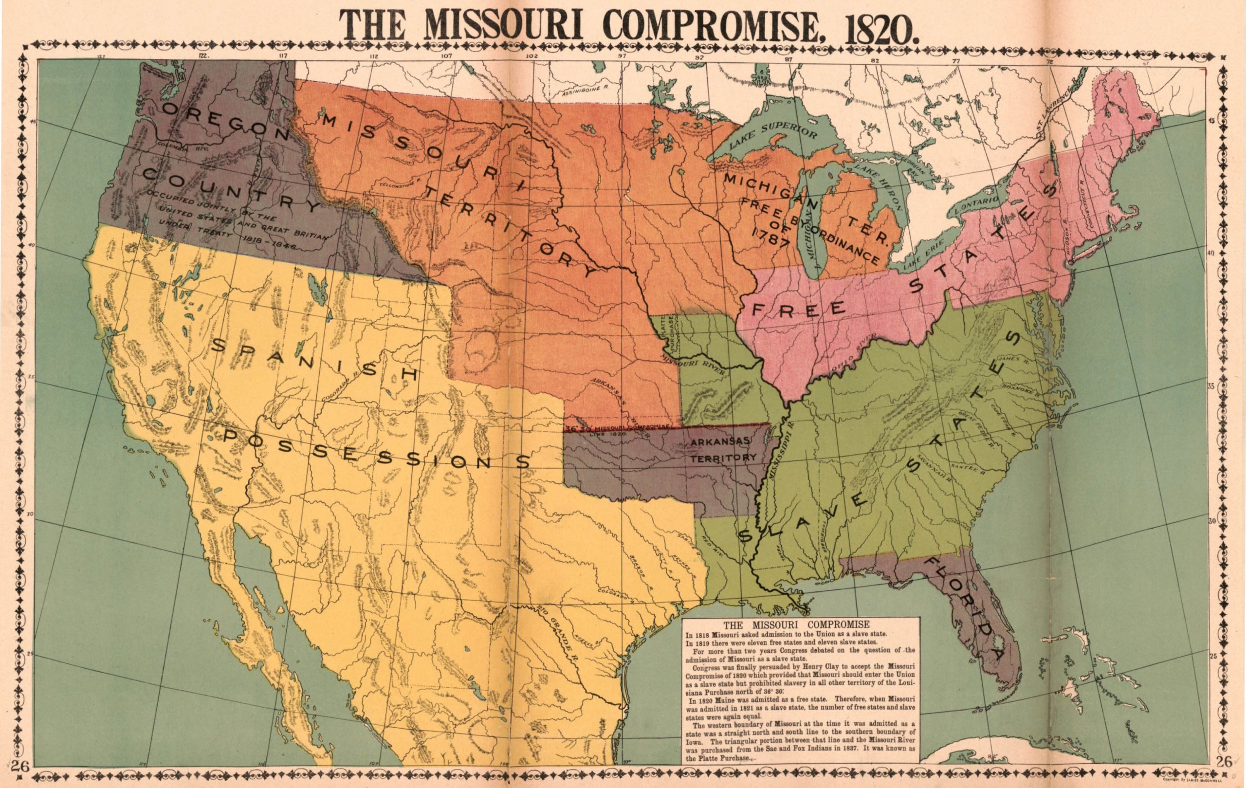 map of the united states 1800