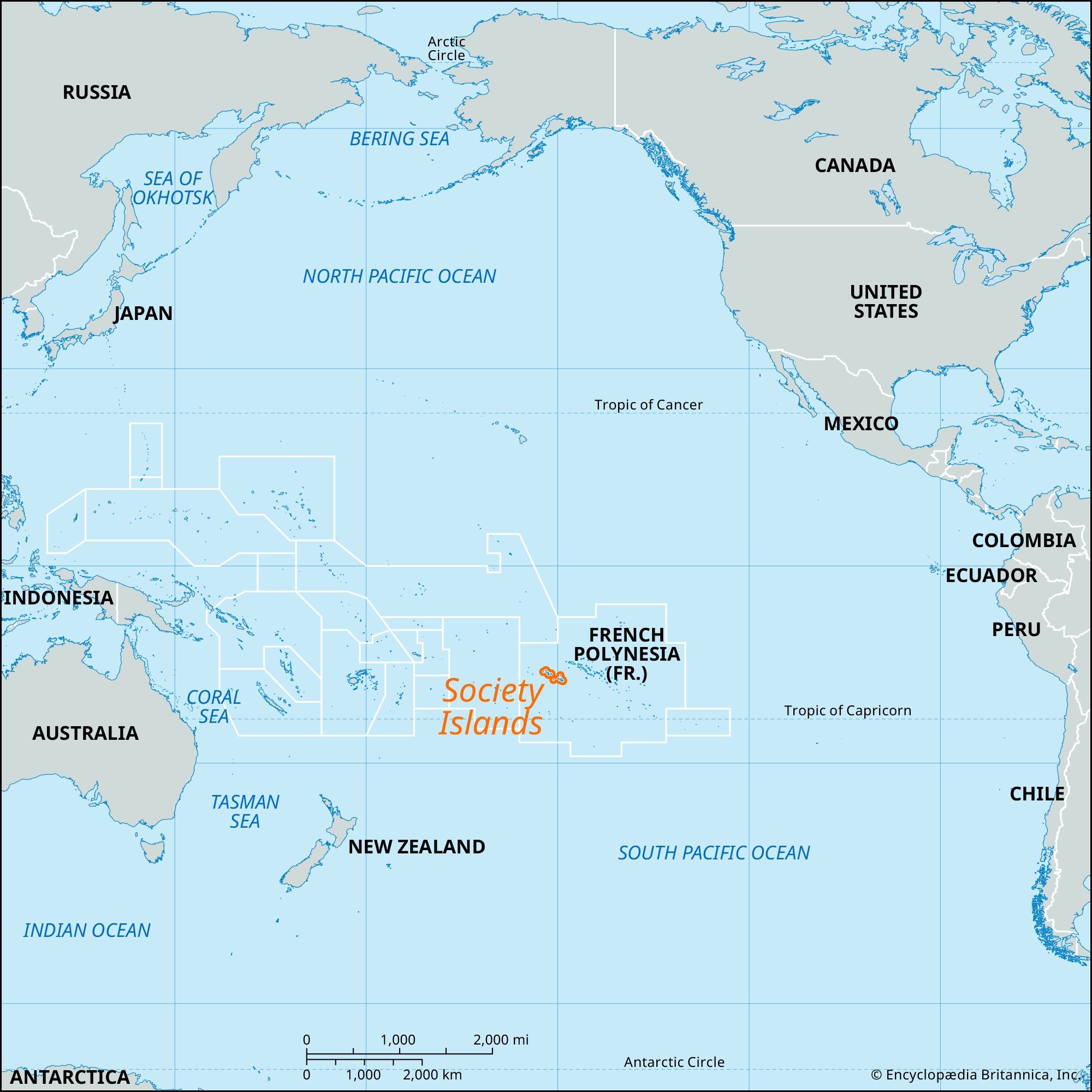 Society Islands Map Population Facts Britannica