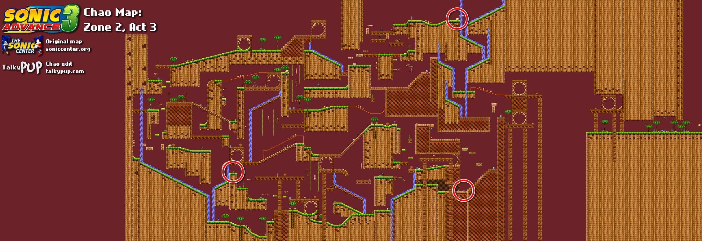 Sonic Advance 3 Chao Maps TalkyPup