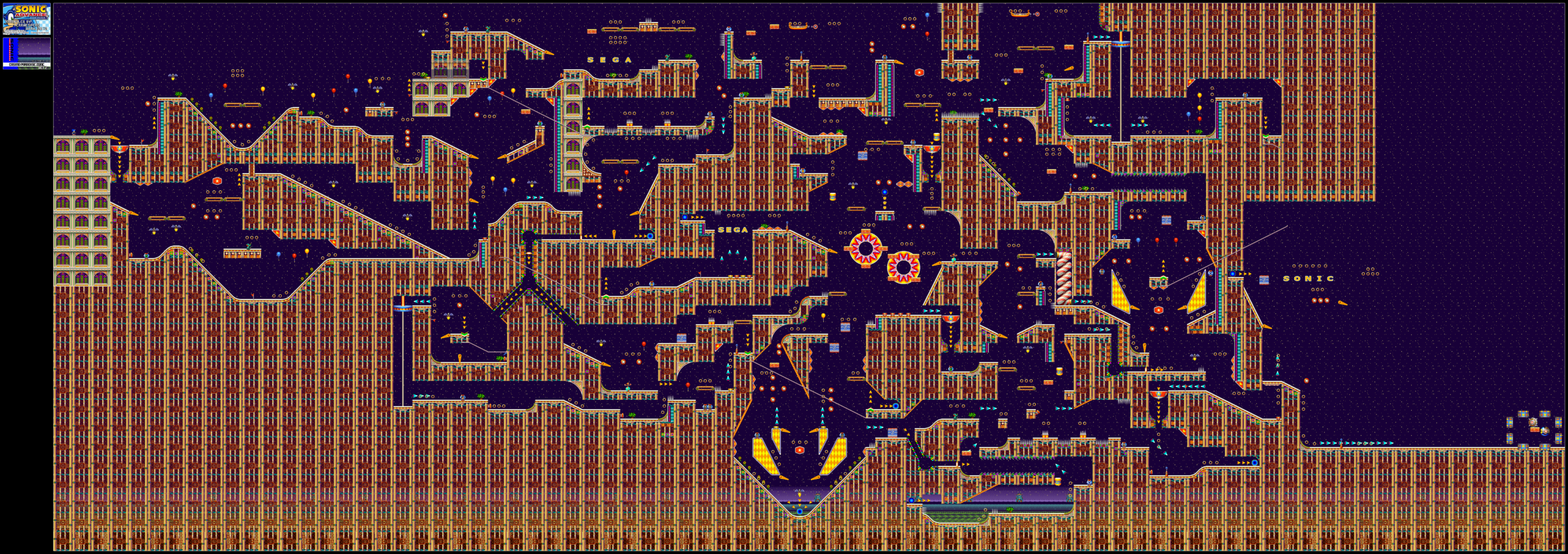 sonic advance 3 world map
