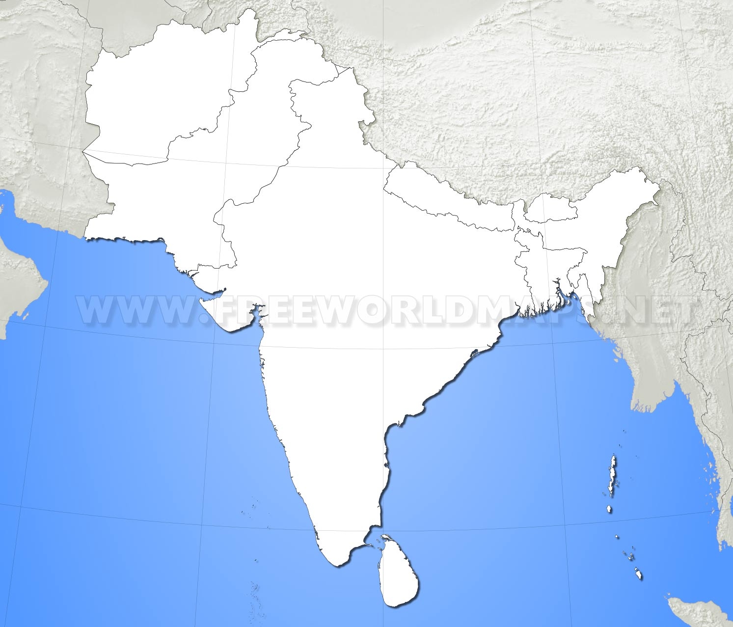 South Asia Maps