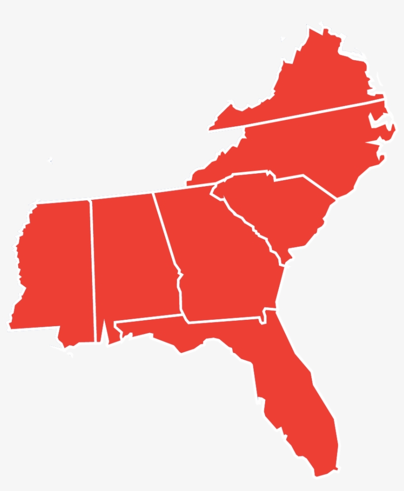 blank map southeast states blank map southeast states