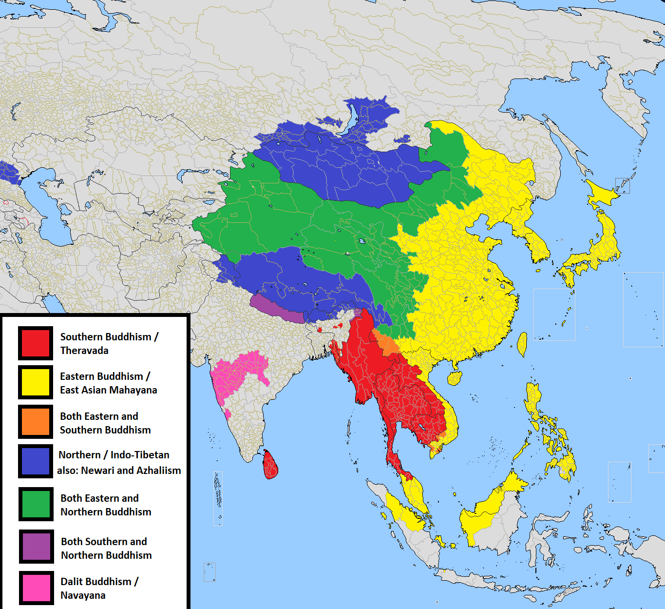 where did buddhism originate world map where did buddhism originate world map