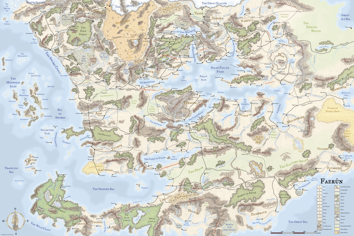 Spine Of The World Geographic Location In Faerun World Anvil