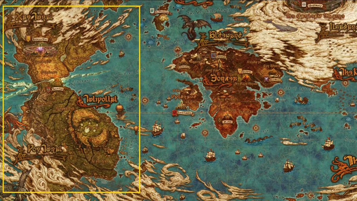 Square Enix Revealed The FF14 Dawntrail Map And It s Huge Video Games On Sports Illustrated