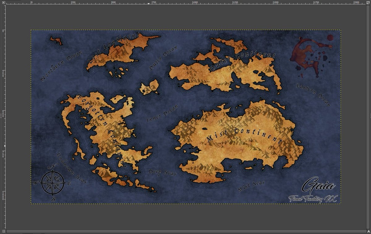 final fantasy 9 world map