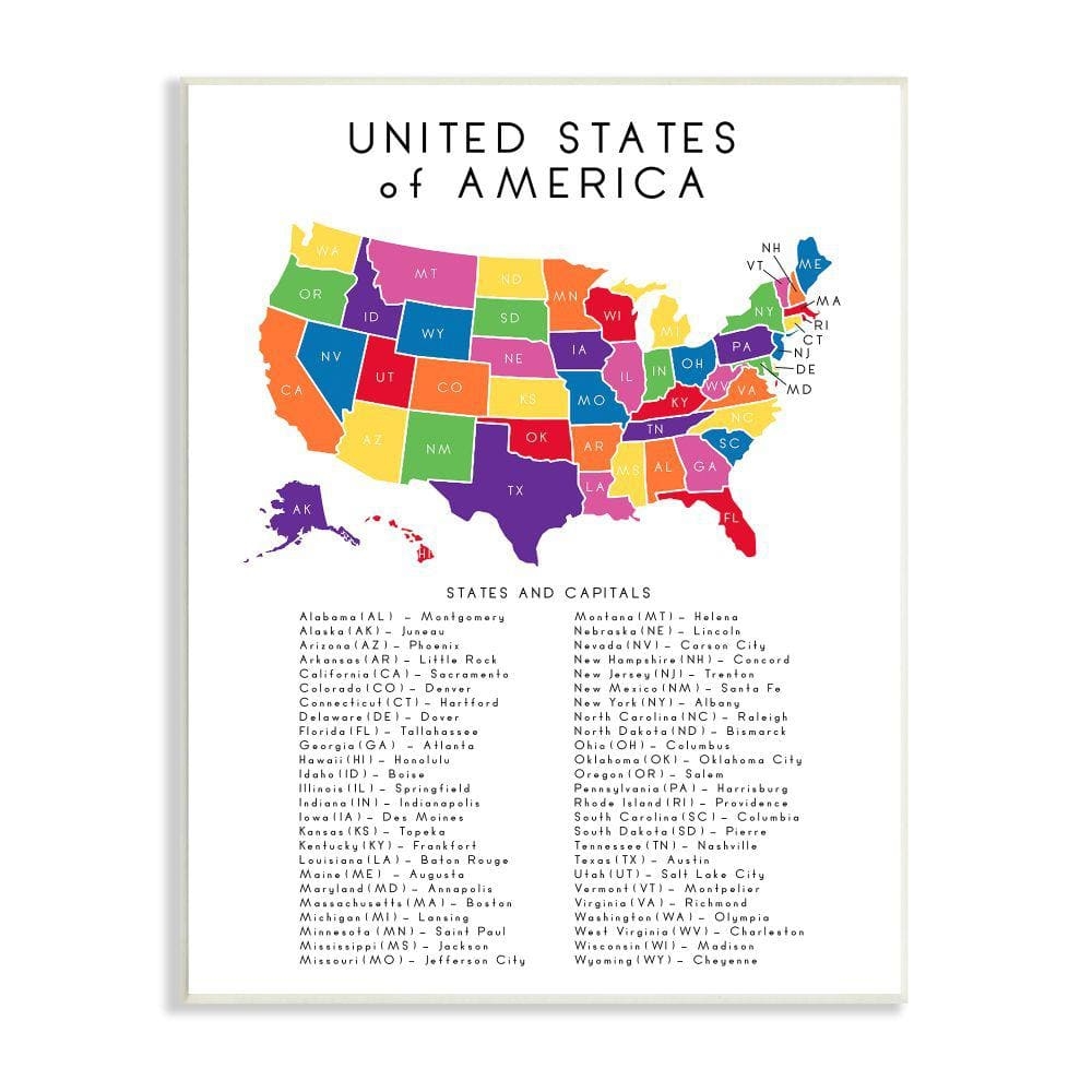 united states initials map