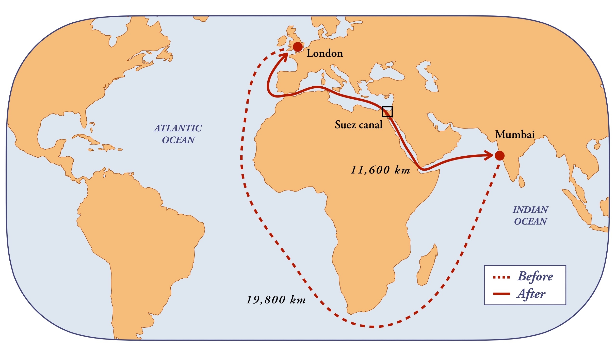 Suez Canal Map Bridging Continents Fueling Trade Mappr