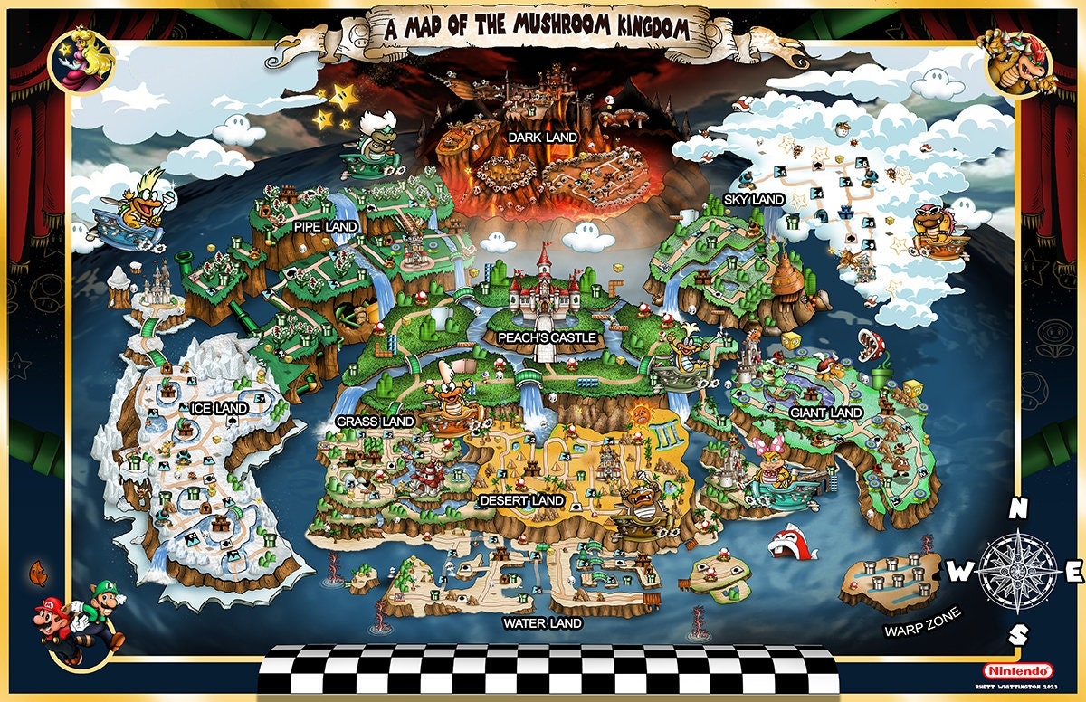 mario world map