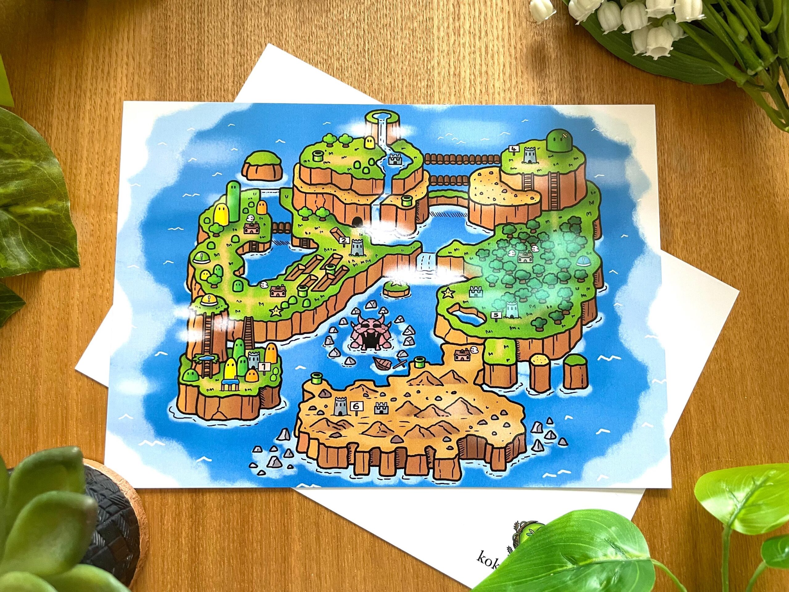 mario world maps