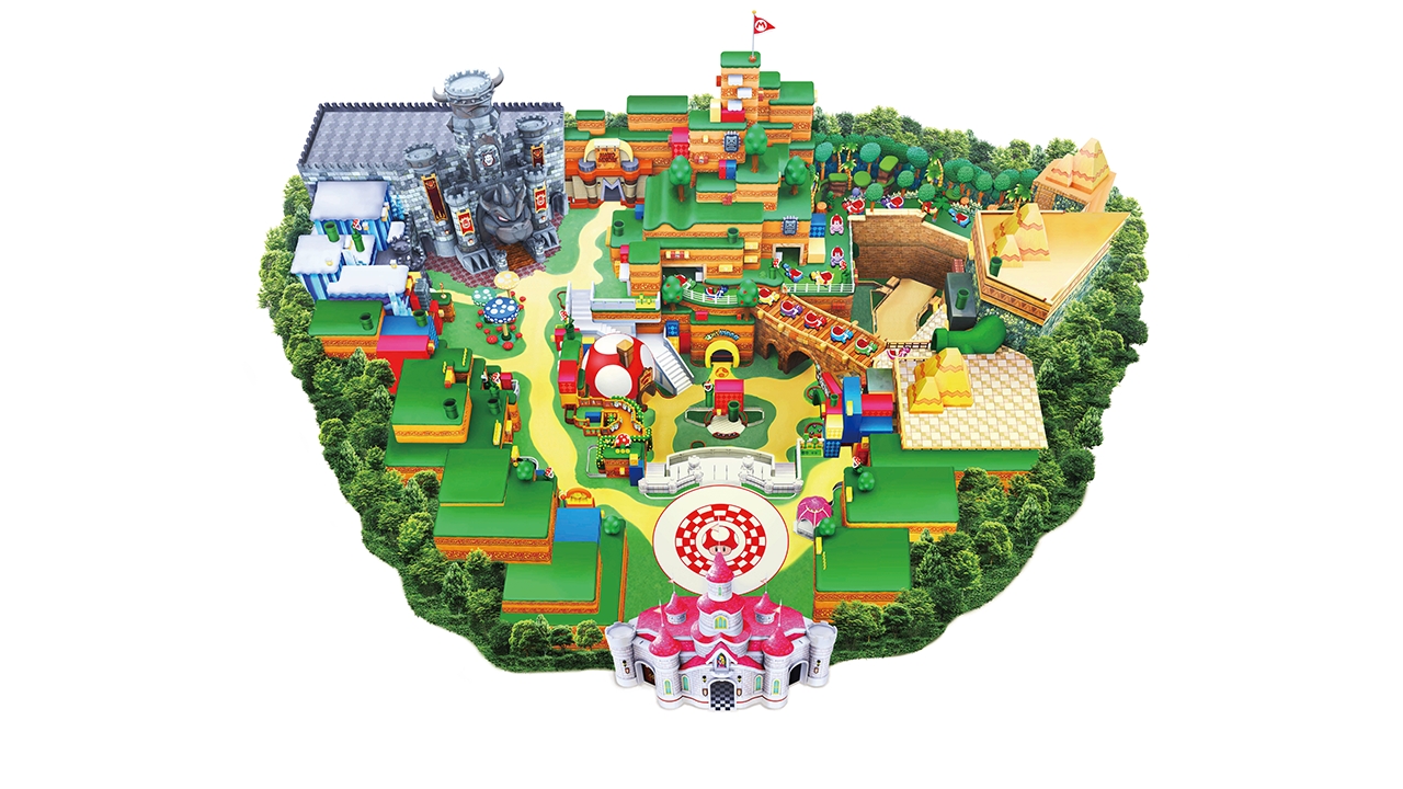 Super Nintendo World s Area Map Merchandise And Cafe Items Revealed