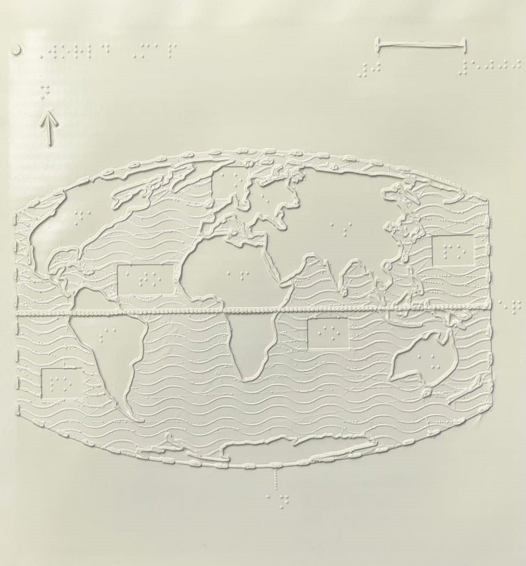 Tactile World Atlas Raised Lines Foundation