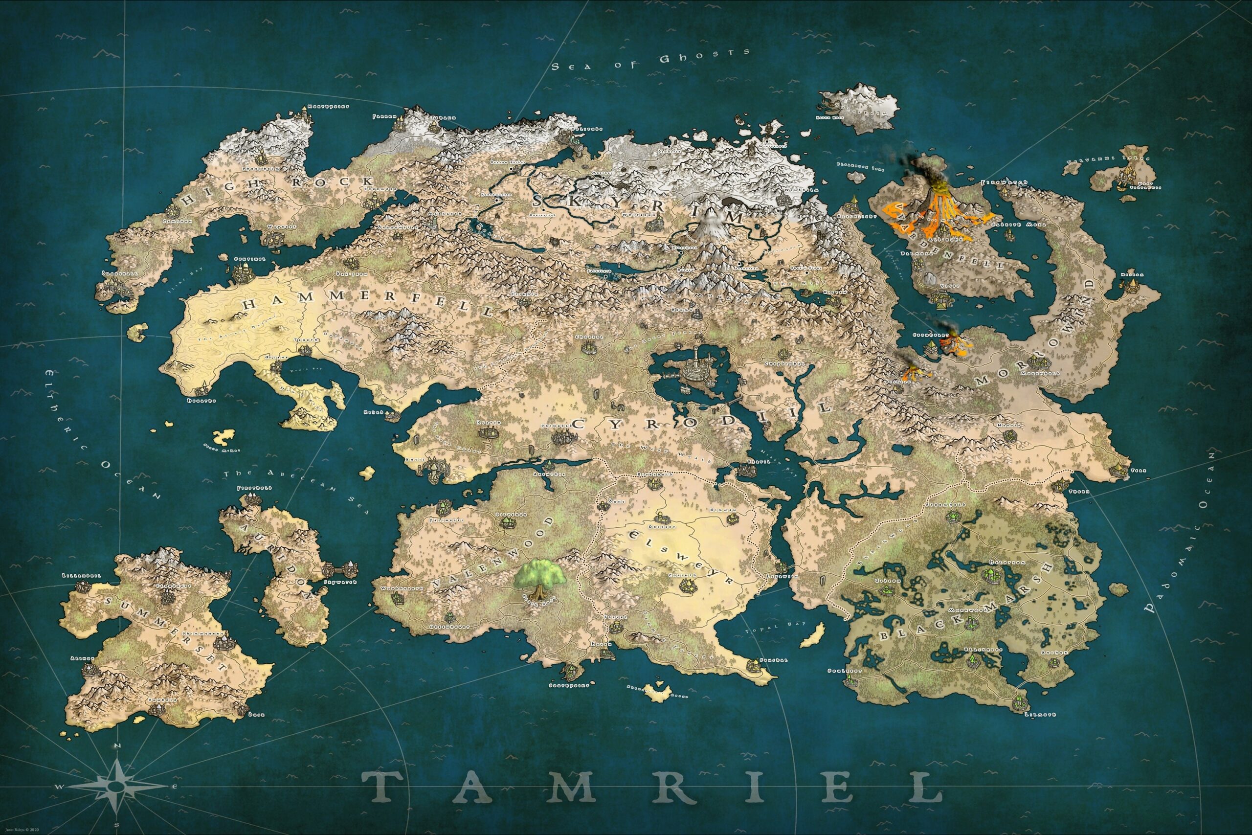 Tamriel Map From The Elder Scrolls Digital Download Etsy Ireland Tamriel Map From The Elder Scrolls Digital Download Etsy Ireland