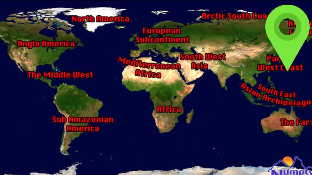 The 31 Sub Continents That ACTUALLY Define The World YouTube