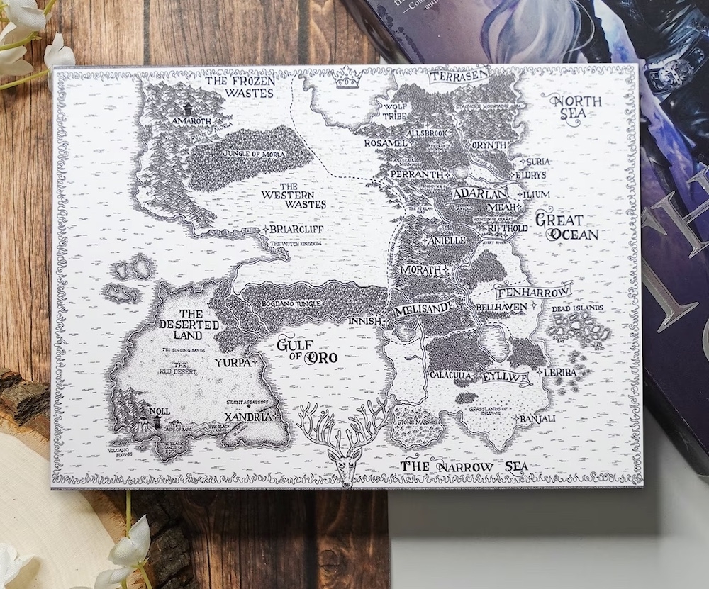 throne of glass world map