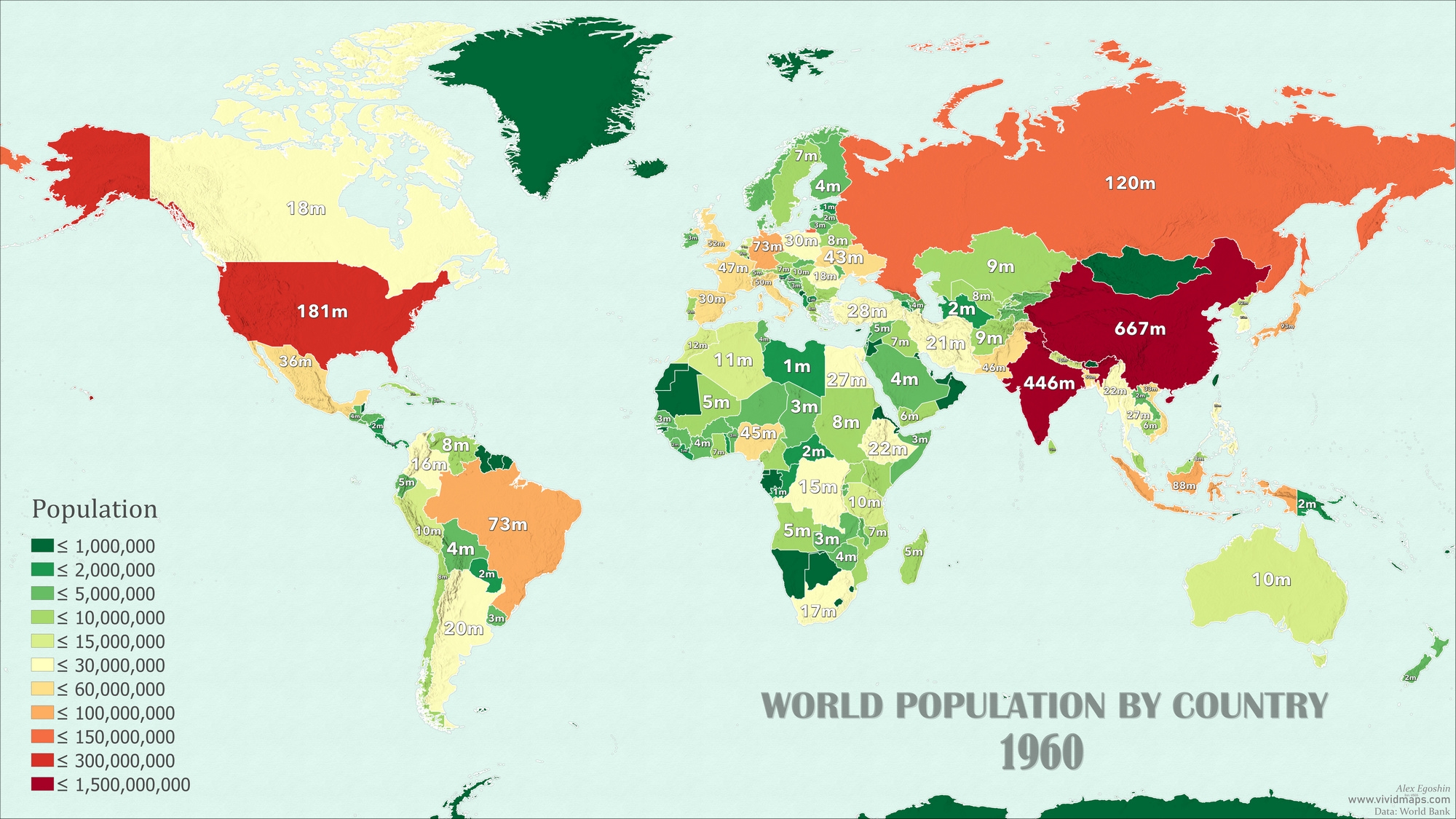 The Changing World Population By Country 1960 2022 Vivid Maps The Changing World Population By Country 1960 2022 Vivid Maps