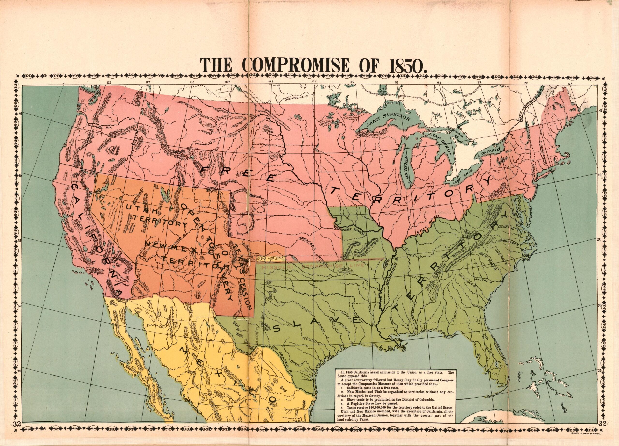 The Compromise Of 1850 Library Of Congress