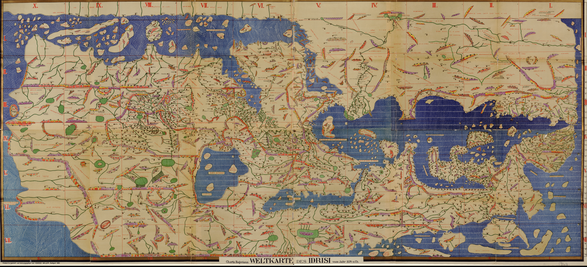 The Islamic World Map Of 1154 Timeless