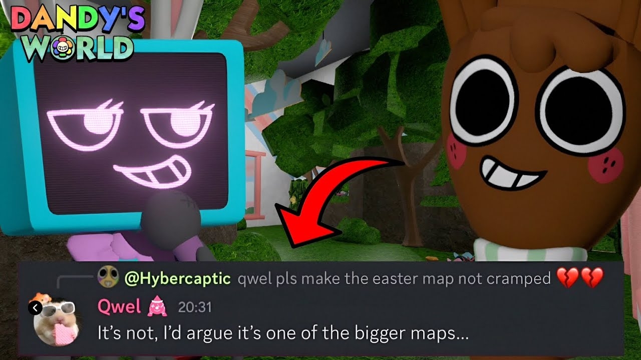 THE NEW EASTER MAP IS HUGE MORE DANDYS WORLD YouTube