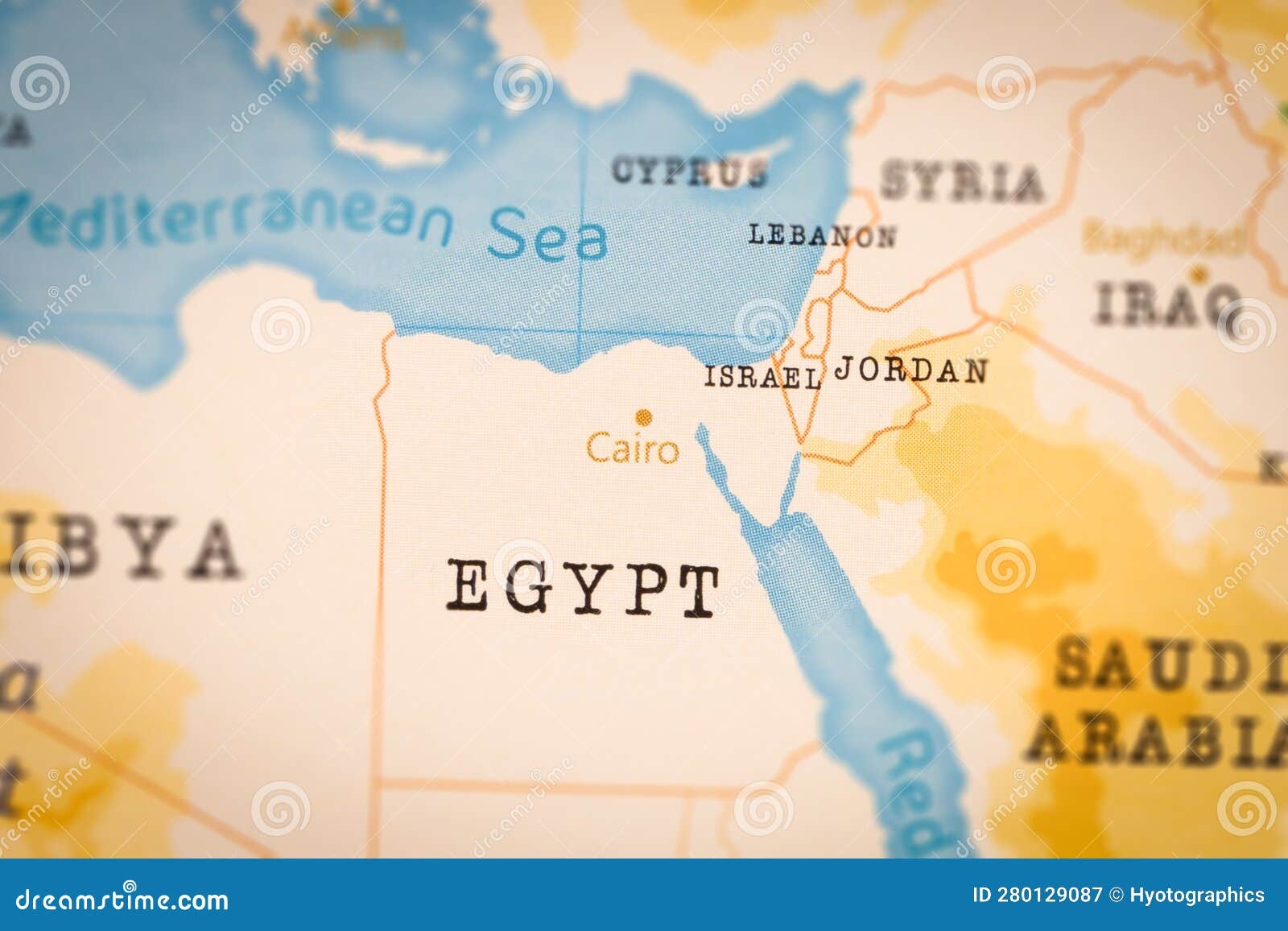 The Realistic Map Of Cairo Stock Image Image Of Country News 280129087