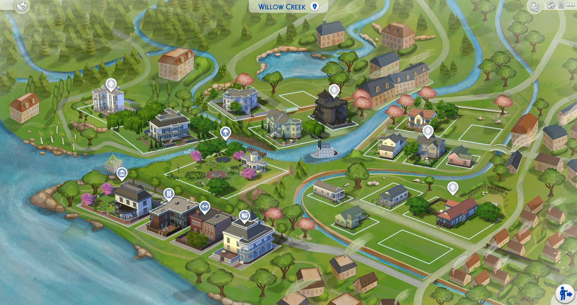 The Sims 4 World Map Replacements For ALL Worlds Now Available SimsVIP