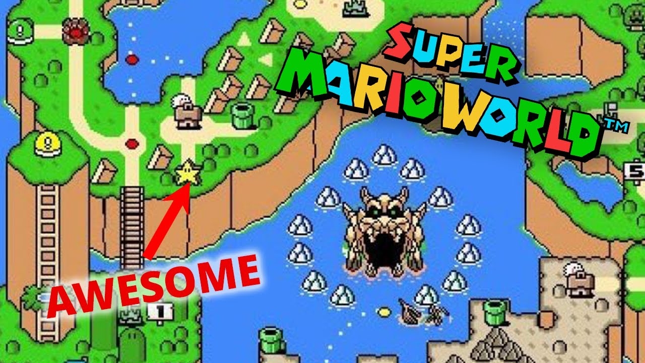 The Superb Maps Of Super Mario World YouTube The Superb Maps Of Super Mario World YouTube