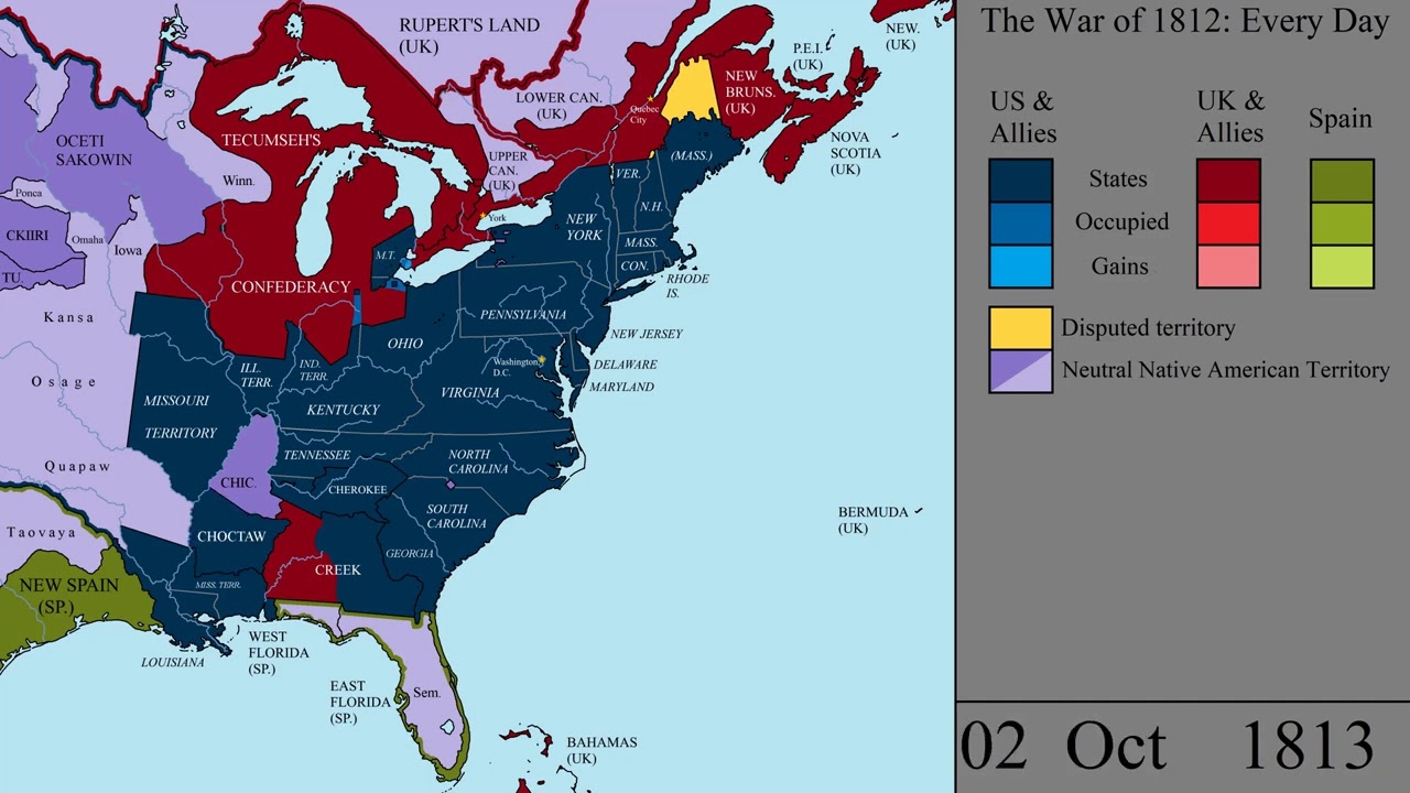 The War Of 1812 Every Day YouTube