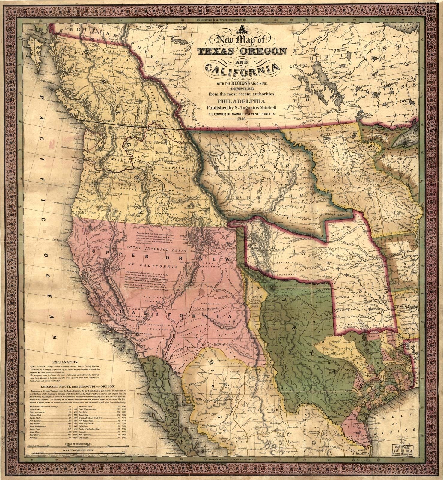 map of the west of the united states