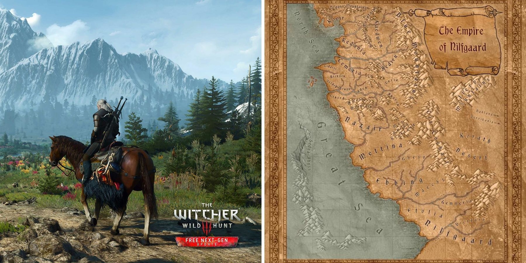 the witcher map of the continent the witcher map of the continent