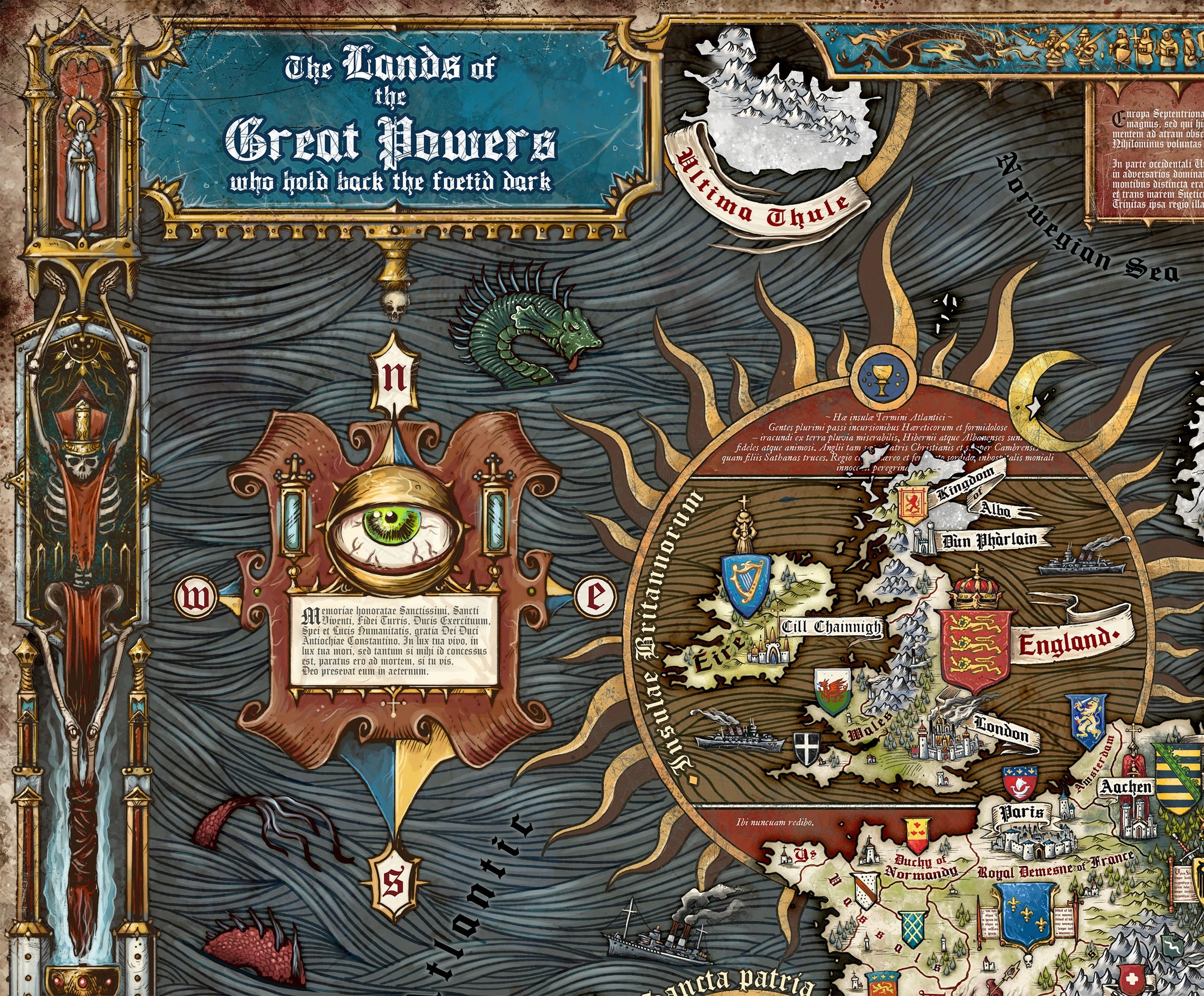 The World Map Of Trench Crusade Jared Blando