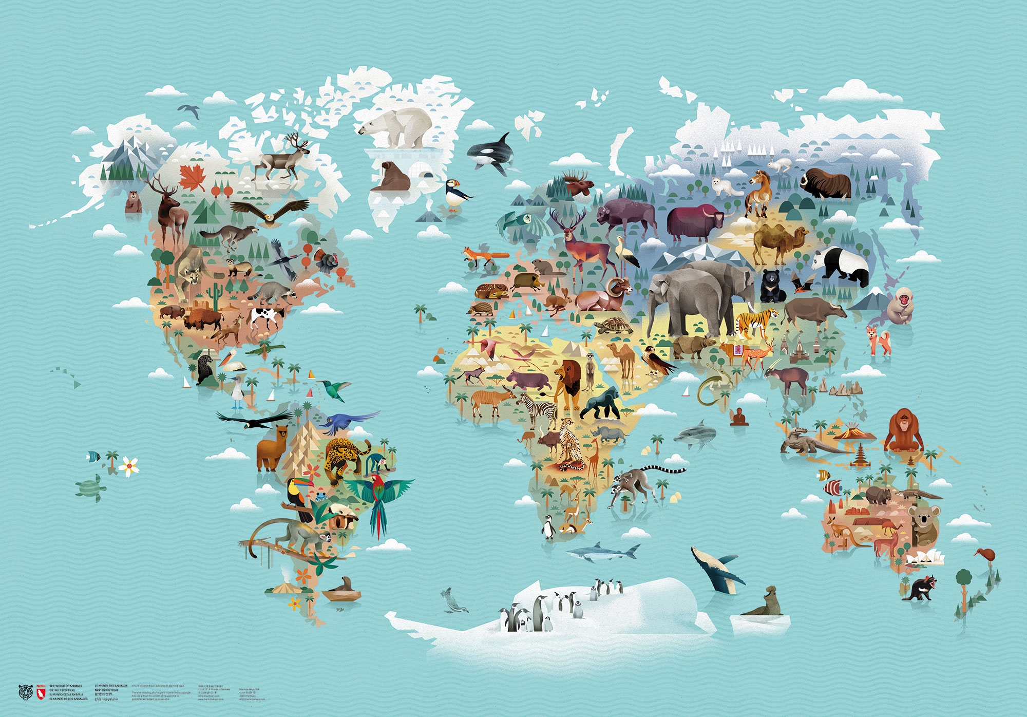 The World Of Animals Marmota Maps