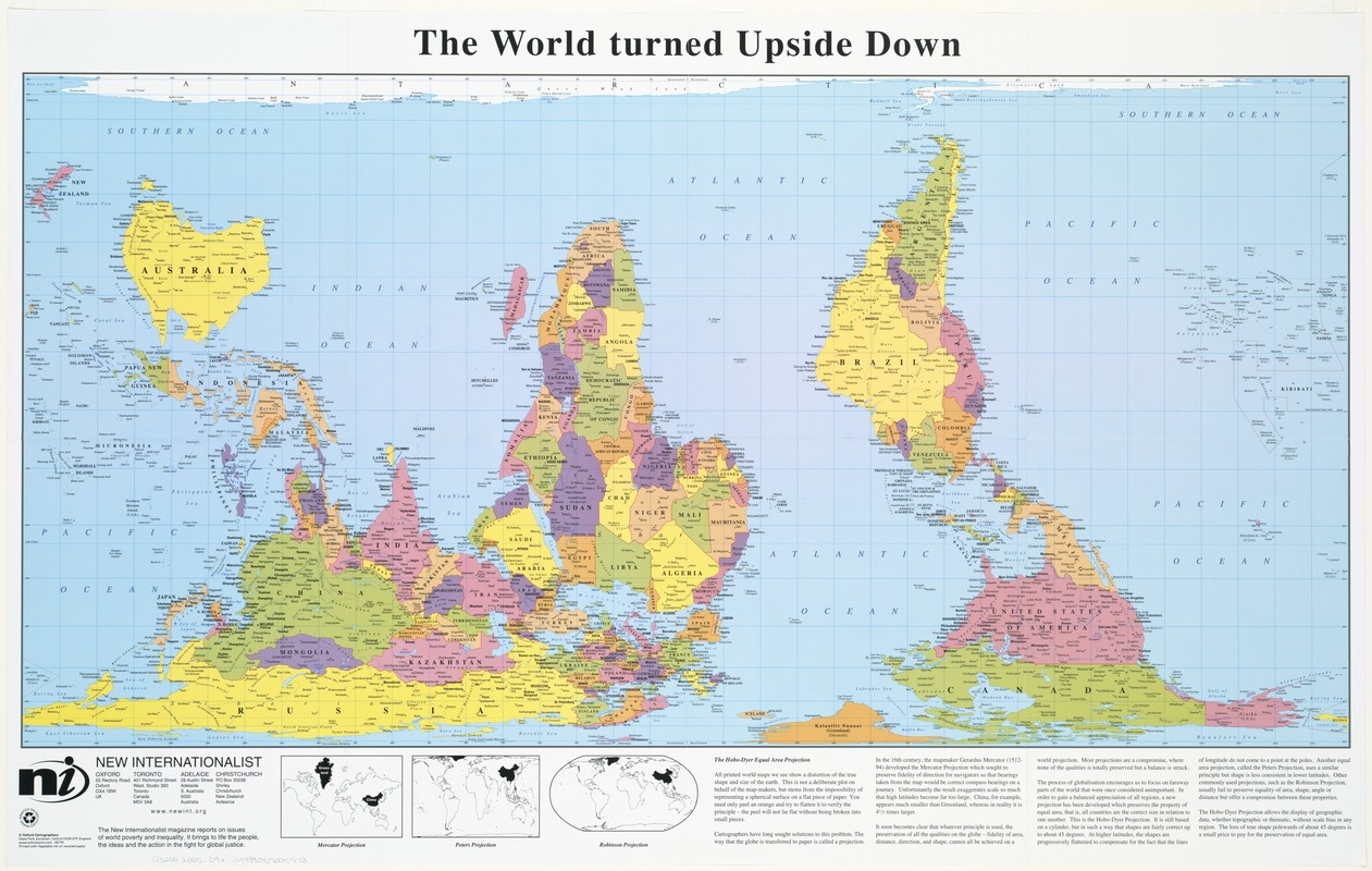 The World Turned Upside Down Norman B Leventhal Map Education Center The World Turned Upside Down Norman B Leventhal Map Education Center