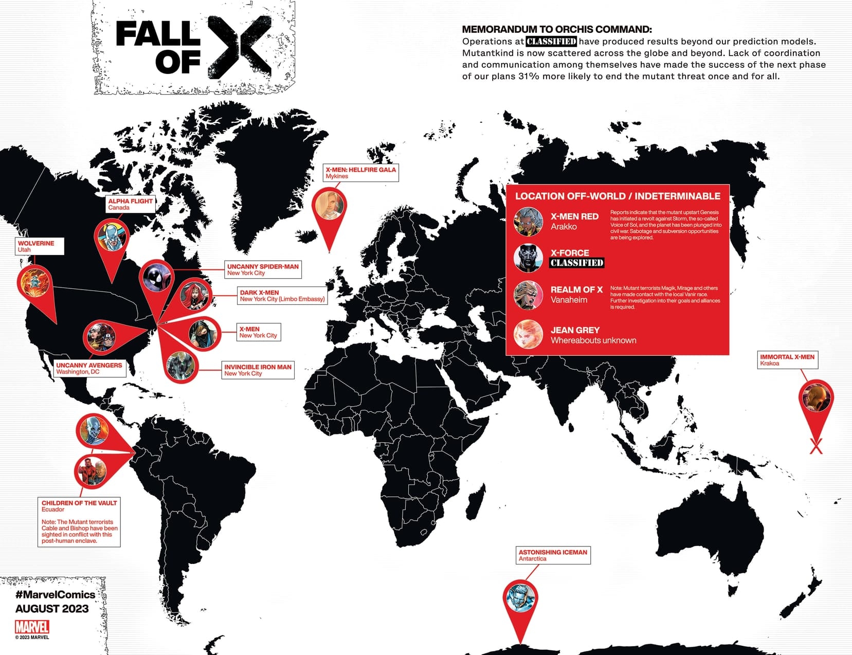The X Men s Fall Of X Era Scatters Mutantkind Across The Globe And Beyond Marvel