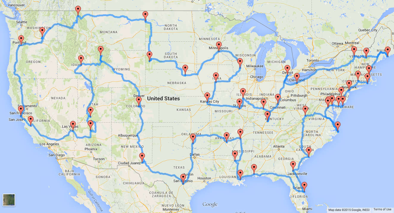 This Is The Perfect US Road Trip According To Scientists