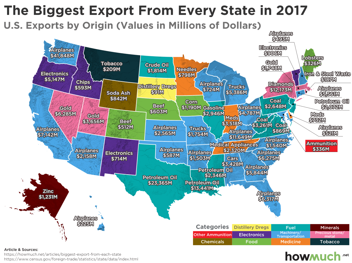 united states natural resources map