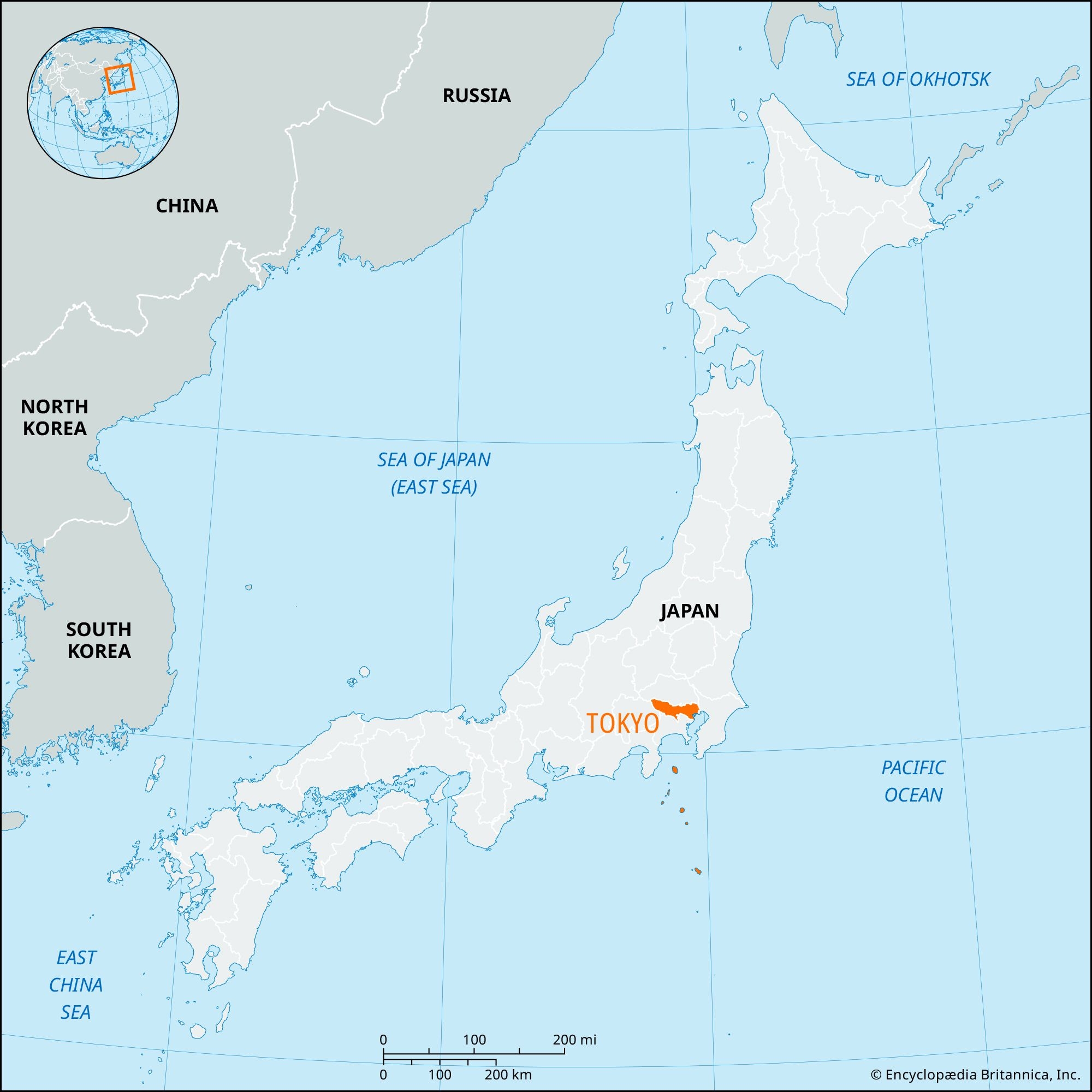 Tokyo Japan Map Facts Britannica
