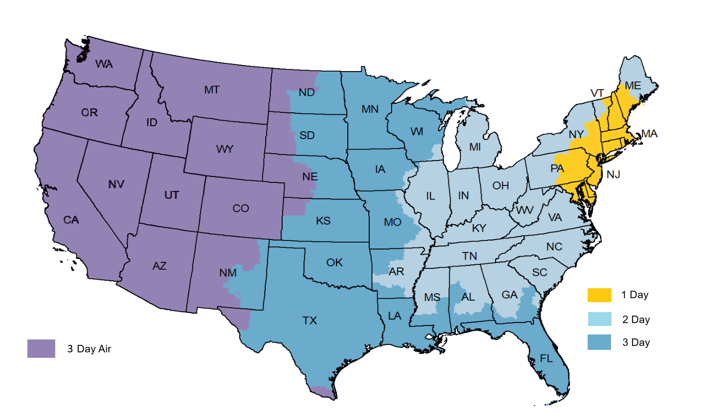 united states map chef