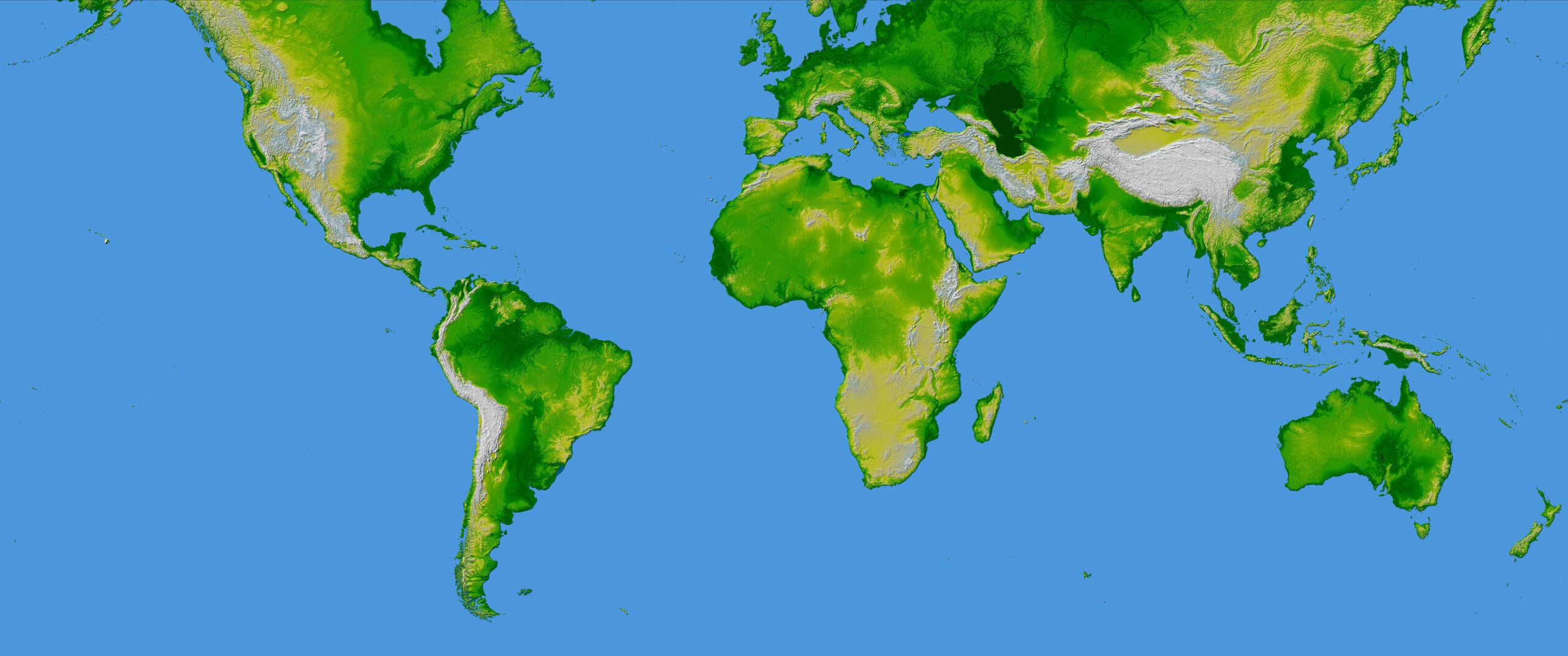 Topography Of The World NASA Science