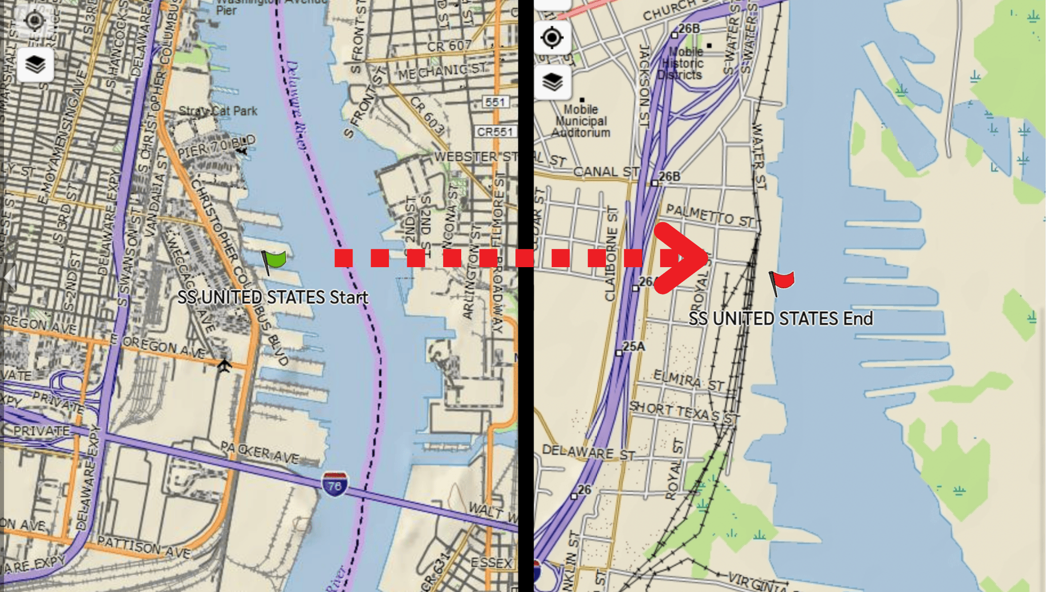 Track The SS United States On Her Historic Journey Wildwood Video Archive